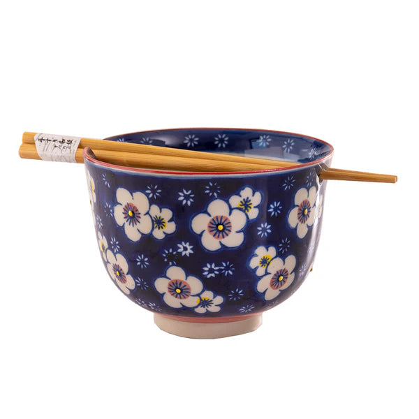 Bowl with Chopsticks Ume
