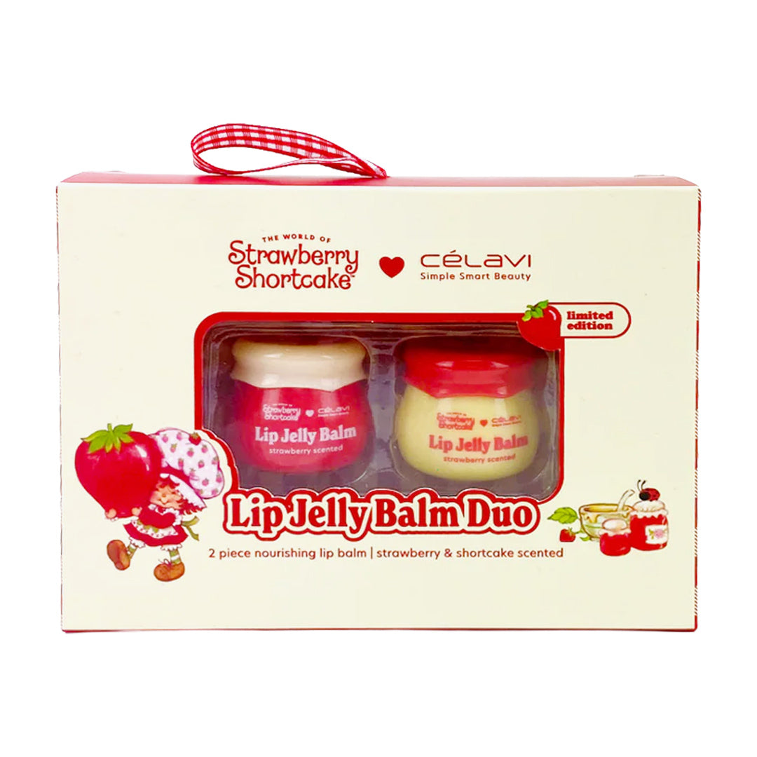 Celavi Strawberry Shortcake Lip Balm Jars 2pc