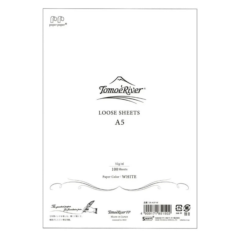 Sanzen | Loose Sheet A5 White 100 Sheets