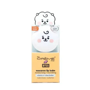 The Crème Shop | BT21 RJ Baby Macaron Lip Balm | Honeydew