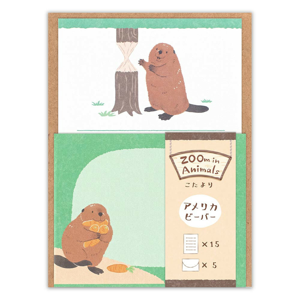 Letter Set ZOOm in Animals | Beaver