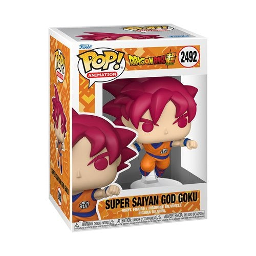 Funko Pop! Anime | Dragon Ball Super | 2492 Super Saiyan God Goku