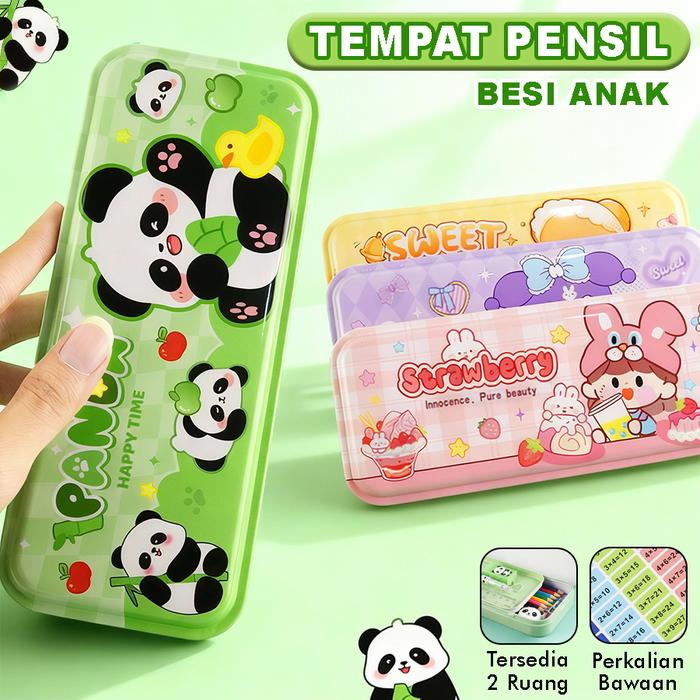 Pencil Case Metal | School Kawaii Design 6