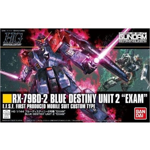 Gundam RX-79BD-2 Blue Destiny Unit 2 "EXAM" Destiny Unit 2 Mobile Suit HG