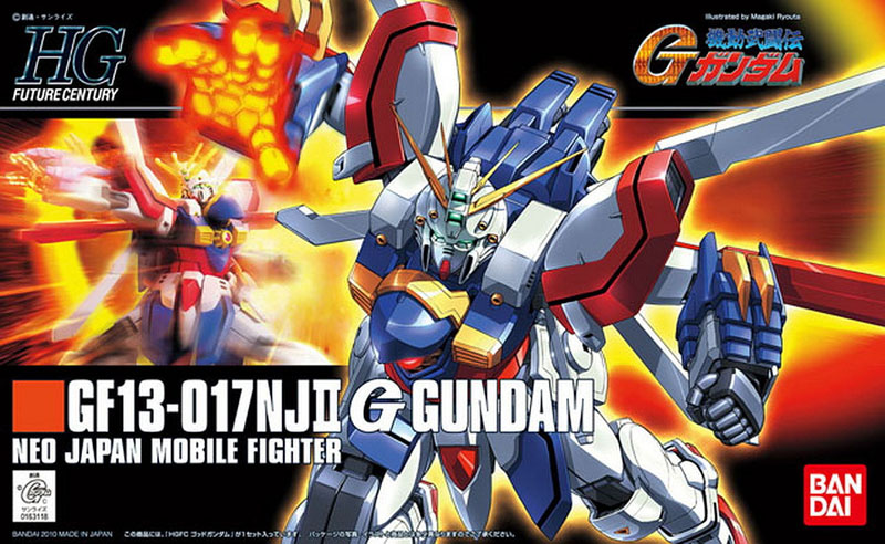 Gundam GF13-017NJii G Gundam Neo Japan Mobile Fighter HG 110