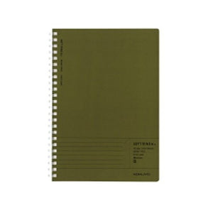 Kokuyo Soft Ring Notebook A5 50 Pages Line Green