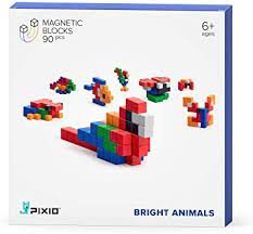 PIXIO Magnetic Blocks Bright Animal 90pcs