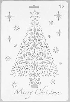 Holiday Stencil Sheet
