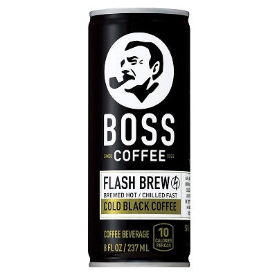 Boss Cold Black Coffee Can