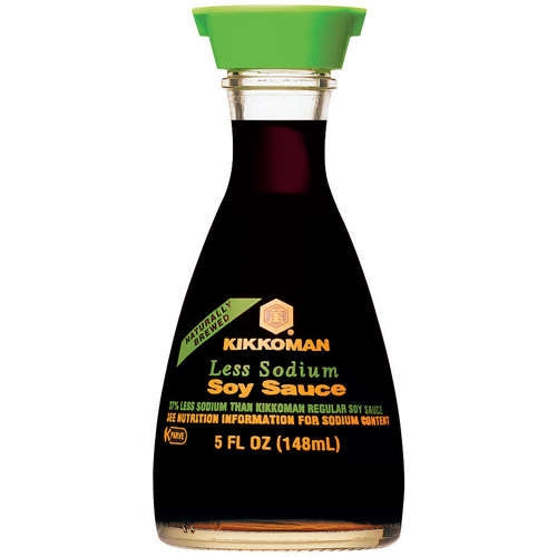 Kikkoman Soy Sauce Low Sodium W/ Dispenser 5 oz