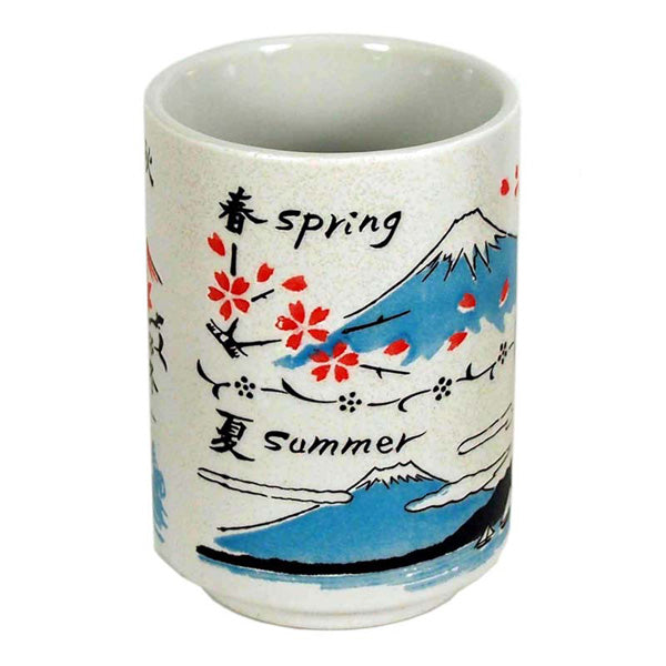 Sushi Tea Mug Mt Fuji
