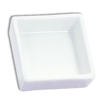 White Square Saucer 2.5"