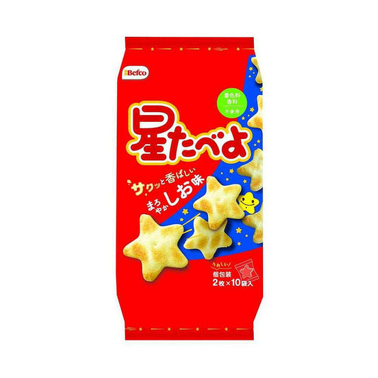 New snack alert: Befco Hoshi Tabeyo star salt rice crackers ✨
