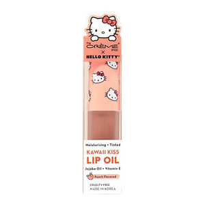 TCS SANRIO Hello Kitty Kawaii Kiss Lip Oil (Peach)