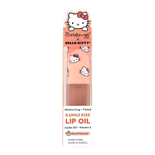 TCS SANRIO Hello Kitty Kawaii Kiss Lip Oil (Peach)