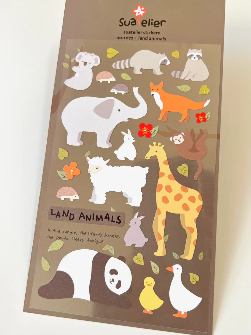 Land Animal 01 Stickers