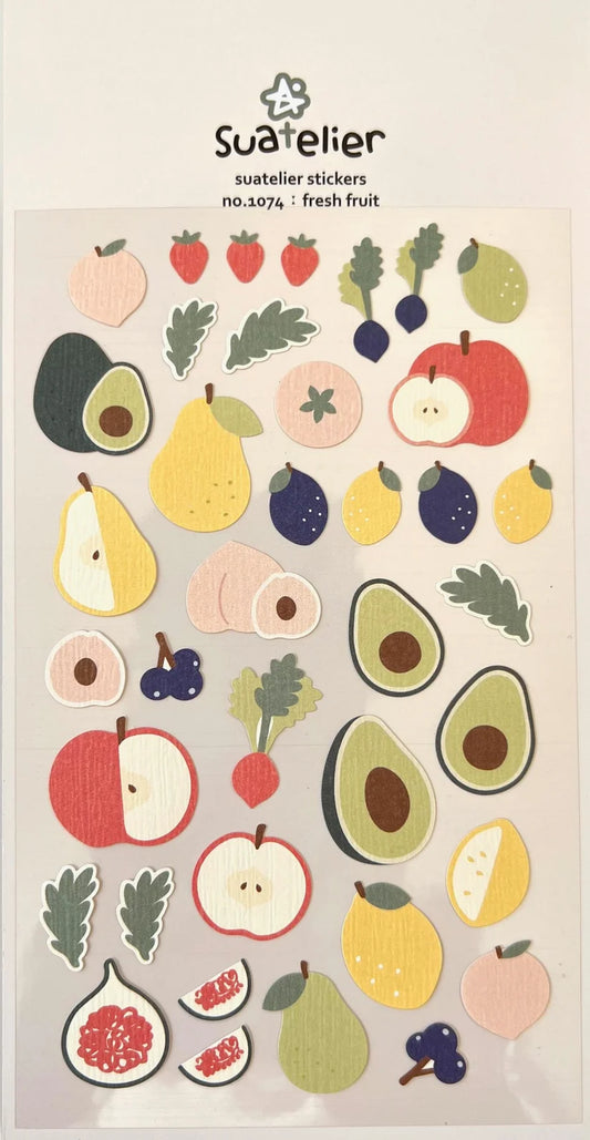 Suatelier Fresh Fruit Stickers