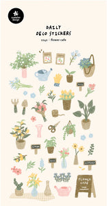 Suatelier Flower Cafe Stickers