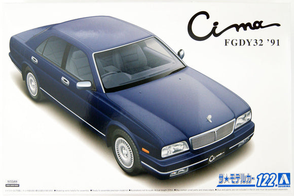 Aoshima Nissan Y32 Cima Type III Limited L AV '91