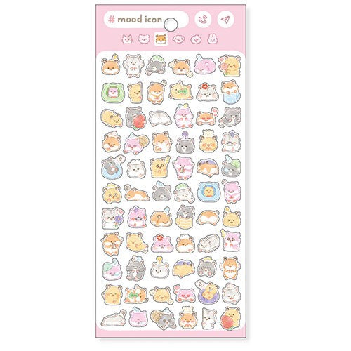 Mood Icon Sticker Hamster