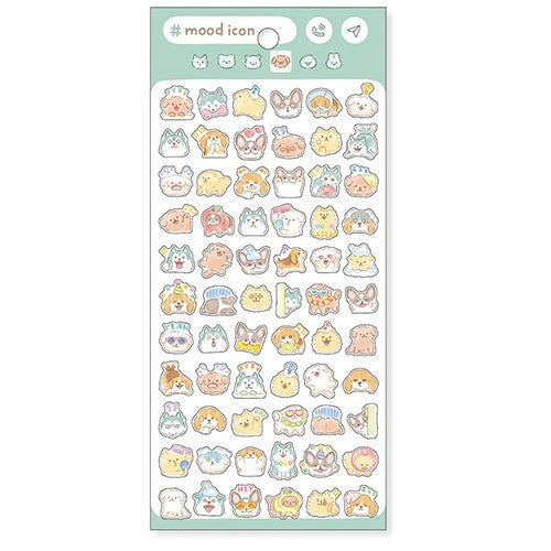 Mood Icon Sticker Dog