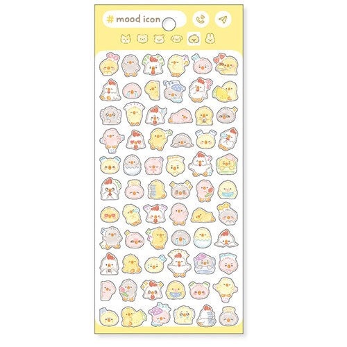 Mood Icon Sticker Chick