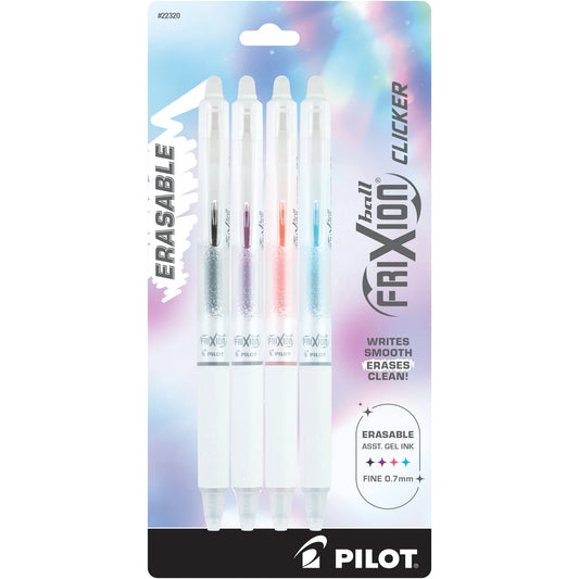 Pilot Frixion Aura 4 Pack Assorted Colors