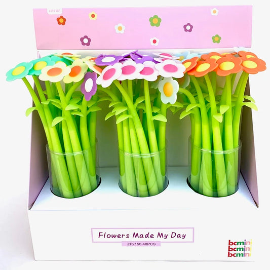 Wiggle Gel Pen Flower Day
