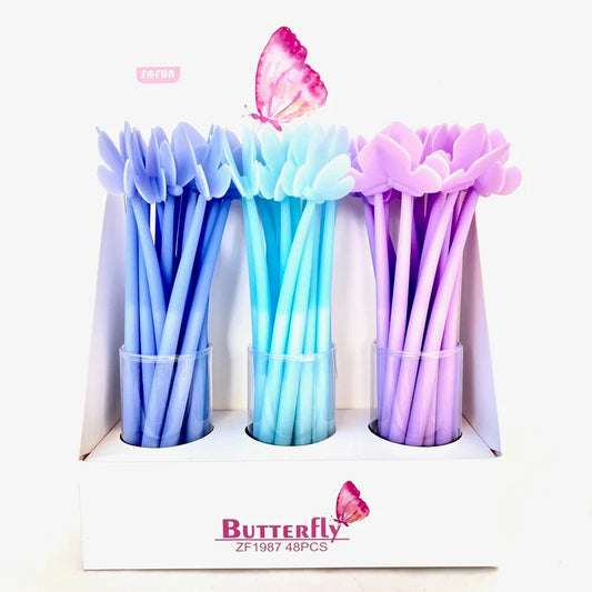 Wiggle Gel Pen Butterfly