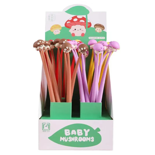 Wiggle Gel Pen Mushroom