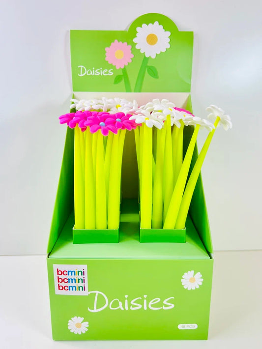 Wiggle Gel Pen Daisy Flower