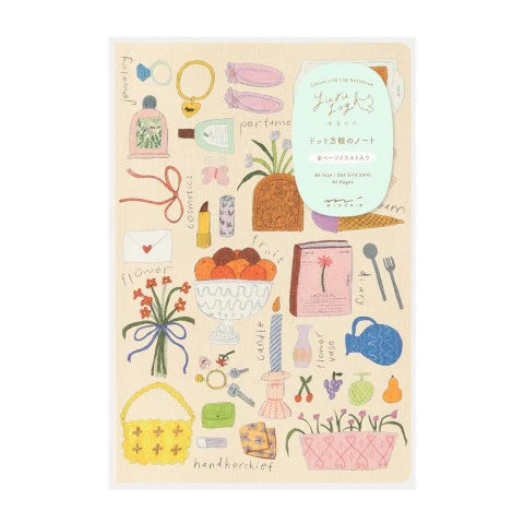 Midori | Yuru Log Notebook | B6 | 5mm | Dot | 80 Pages