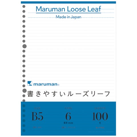 Maruman Loose Leaf Notepad - B5