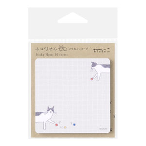Sticky Notes Ball and Cat