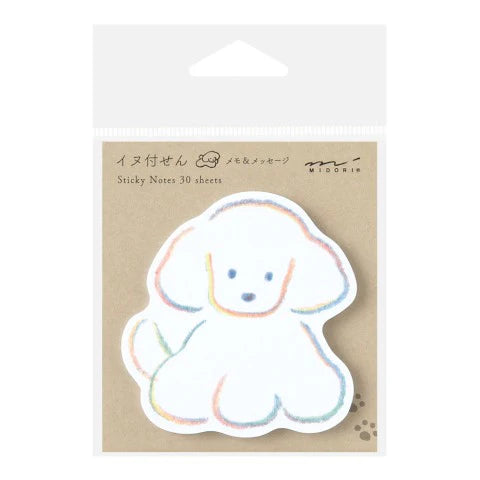 Midori | Sticky Notes Die-Cut | Dog