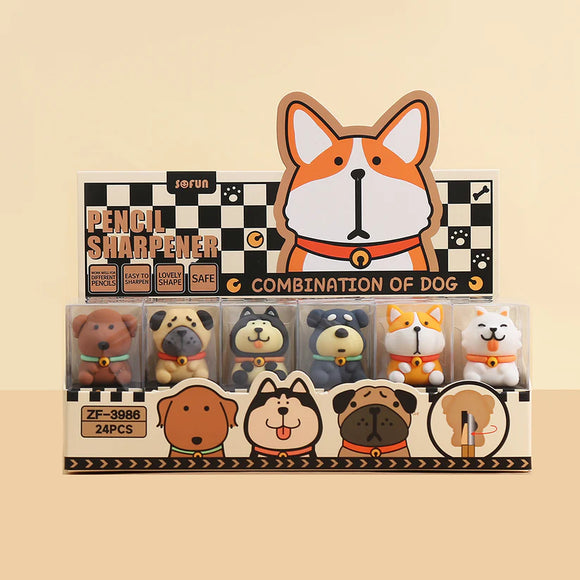 Pencil Sharpener Dog Combo