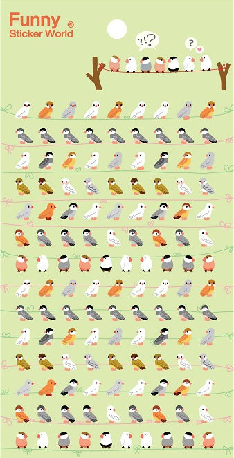 Bird Paper Sticker