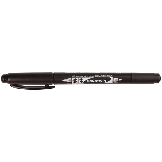 Tombow Mono Twin Permanent Marker Black
