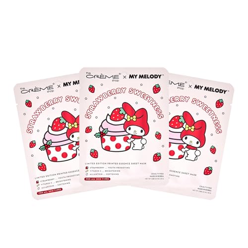 TCS SANRIO My Melody Strawberry Sweetness Printed Essence Sheet Mask 3pc