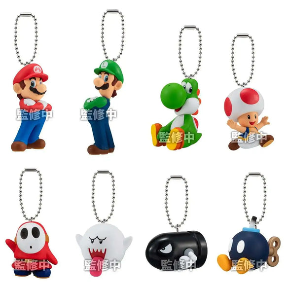 Super Mario Mascot Charm Collection