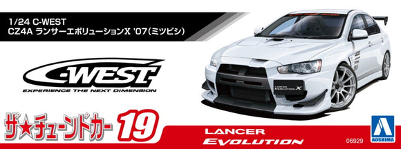 Aoshima Mitsubishi C-West CZ4A Lancer Evolution X'07