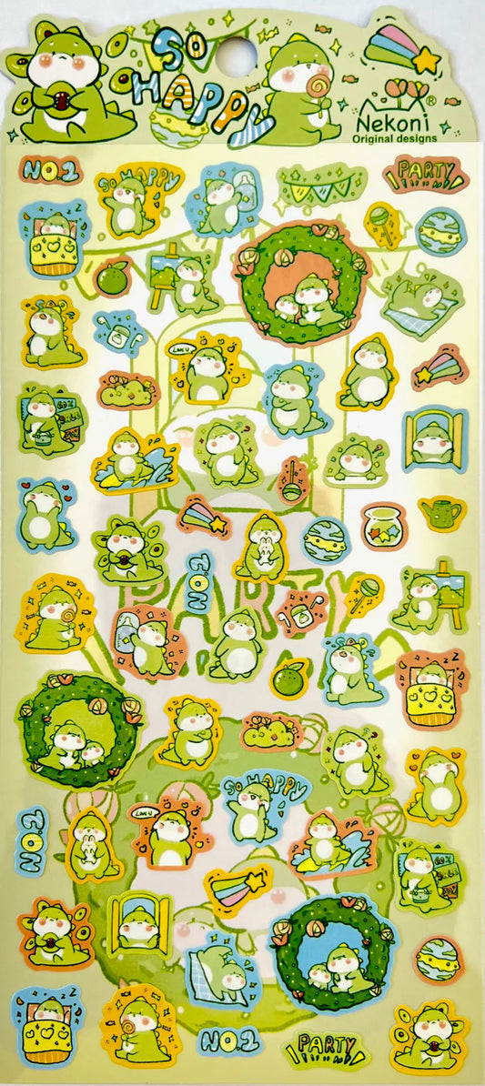 Nekoni Party Stickers