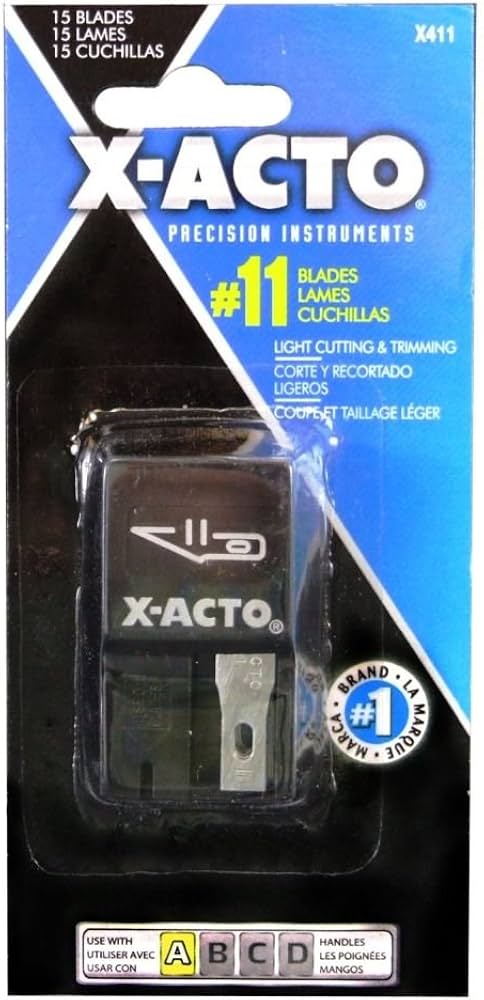 X-Acto No.11 Fine Point Blade Handi-Pack
