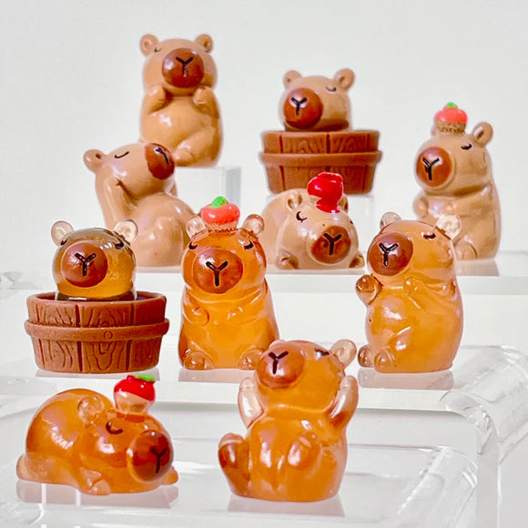 Capybara Miniature Figurines