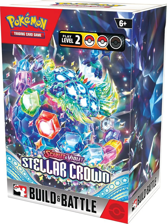 TCG | Pokemon | Scarlet & Violet | Stellar Crown Build & Battle Box