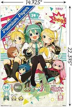 Trends Posters | Hatsune Miku Hey Poster