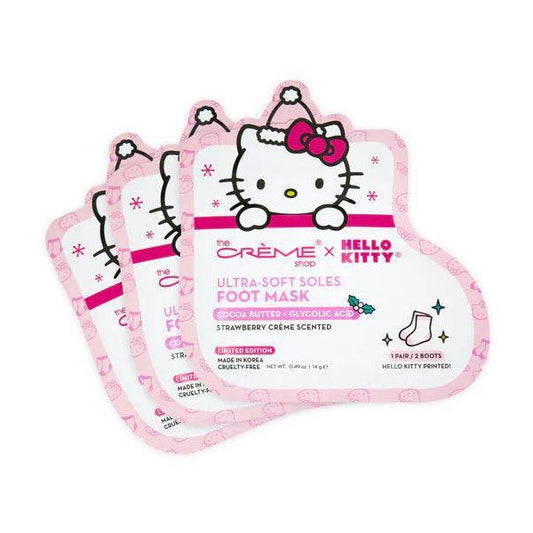 TCS SANRIO Hello Kitty Ultra-Soft Soles Foot Mask 3pcs