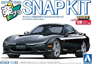 Aoshima Snapkit efini FD3S RX-7 Brilliant Black