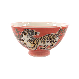 Rice Bowl Tiger Red