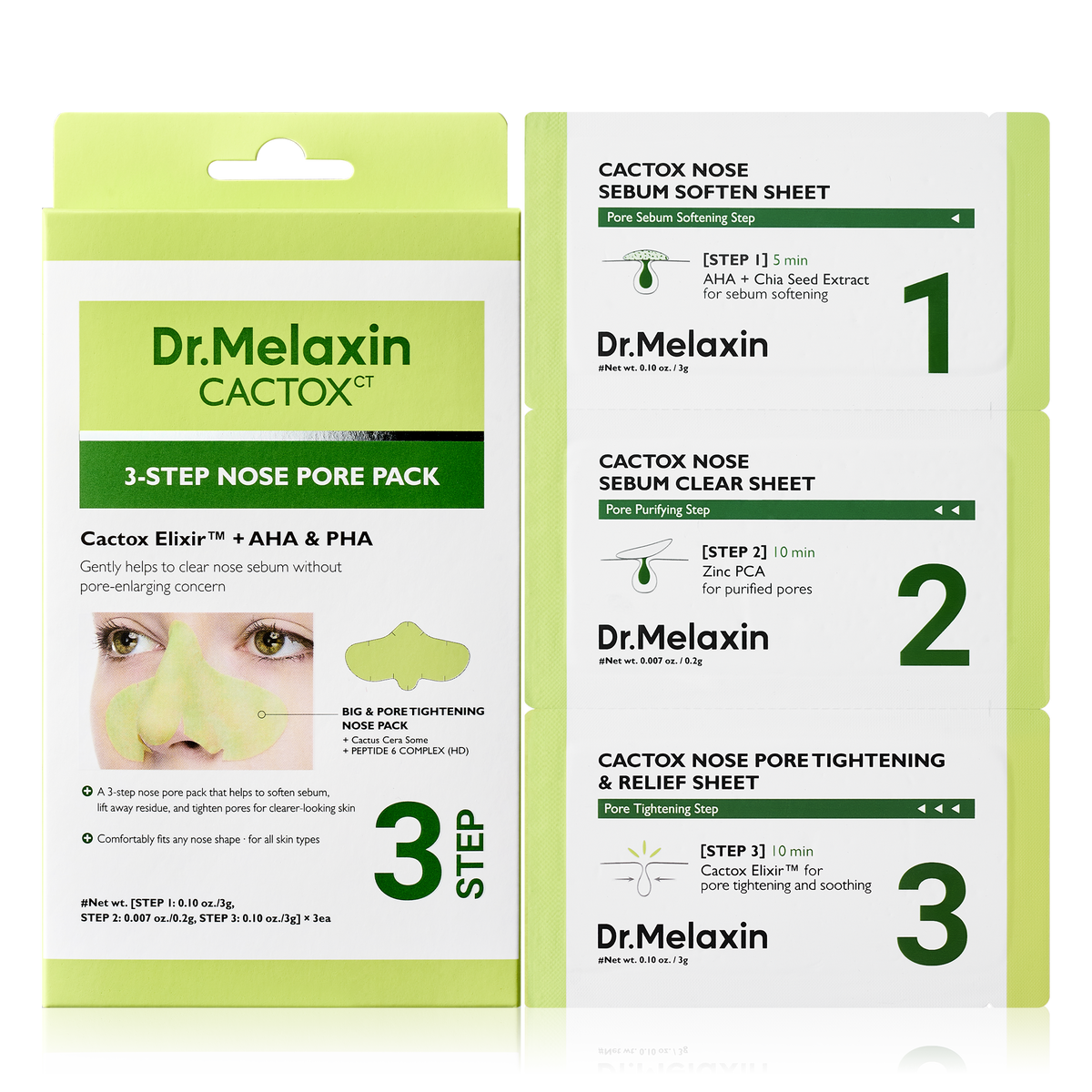 Dr.Melaxin Cactox 3-Step Nose Pore Pack
